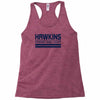 hawkins power and light 2 Racerback Tank
