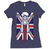 british biker Ladies Fitted T-Shirt