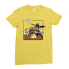 duck slap! Ladies Fitted T-Shirt