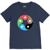 zentao symbol as evolution of the tao (yin yang) V-Neck Tee