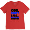 cool story babe white t shirt now make me a sandwich college humor fun V-Neck Tee