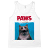 Jaws Parody Paws Tank Top