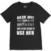 back off i have a crazy gigi and i'm not afraid to user her V-Neck Tee