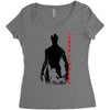 crazy rocket guardians japan poster shape cosmos space fighters Women's Triblend Scoop T-shirt