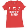 klopp is a red funny Ladies Fitted T-Shirt