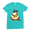 i dont want to job Ladies Fitted T-Shirt