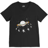 saturn go round V-Neck Tee