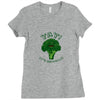 one cheer for broccoli Ladies Fitted T-Shirt