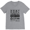 Born In December V-Neck Tee