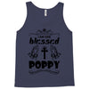 I Am One Blessed Poppy Tank Top