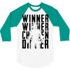 winner winner chicken dinner 3b 3/4 Sleeve Shirt
