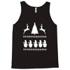 christmas scene reindeer funny Tank Top