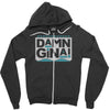 damn gina Zipper Hoodie