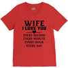 I Love you Wife V-Neck Tee