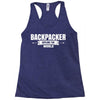 Backpacker Explore The World Racerback Tank