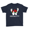 equality white Youth Tee