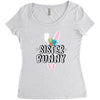 sister bunny Women's Triblend Scoop T-shirt