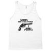 guns don't kill people, i kill people t shirt Tank Top