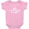lift like a girl Baby Onesie