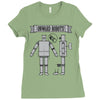 onward robots! &ndash; by chris ware Ladies Fitted T-Shirt