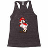 mario licking toad Racerback Tank