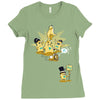 playing with monsters Ladies Fitted T-Shirt