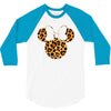 Minnie Mouse Leopard 3/4 Sleeve Shirt
