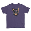 blue and tan frenchie Youth Tee