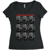 expressions of captain holt Women's Triblend Scoop T-shirt
