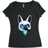 kiki's delivery service Women's Triblend Scoop T-shirt