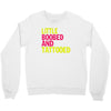 little boobed and tattoed Crewneck Sweatshirt