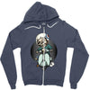 Skull Ride Zipper Hoodie