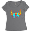 high tooths with joint Women's Triblend Scoop T-shirt