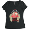 who knows sign language Women's Triblend Scoop T-shirt
