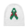 liver ribbon and rose Baby Beanies