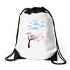 Tree Of Love Drawstring Bags