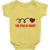 you stole my heart (2) Baby Onesie