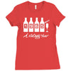 bottles 1965   mens funny Ladies Fitted T-Shirt