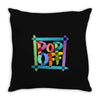 pop off brush Throw Pillow