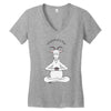 Yoga with Goat Women's V-Neck T-Shirt
