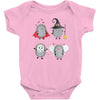 halloween hedgehogs Baby Bodysuit