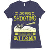 long range shooting Ladies Fitted T-Shirt