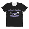 I Love Someone with Hodgkin's Cancer to The Moon and Back to Infinity All Over Women's T-shirt