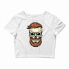 terror skull Crop Top
