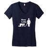 boss lady Women's V-Neck T-Shirt
