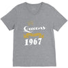 queens are born in 1967 V-Neck Tee