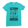 Veteran Don't Thank Me Thank My Grandpa Who Never Came Back Ladies Fitted T-Shirt