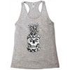 skull pineapple Racerback Tank