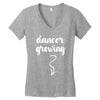Dancer Growing Women's V-Neck T-Shirt