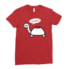 mine turtle Ladies Fitted T-Shirt